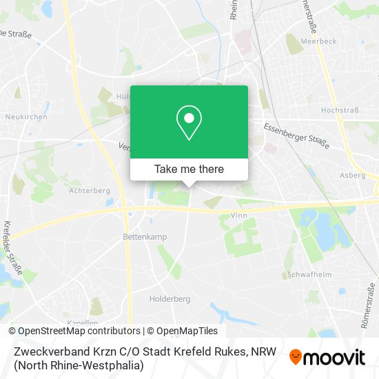 Zweckverband Krzn C / O Stadt Krefeld Rukes map