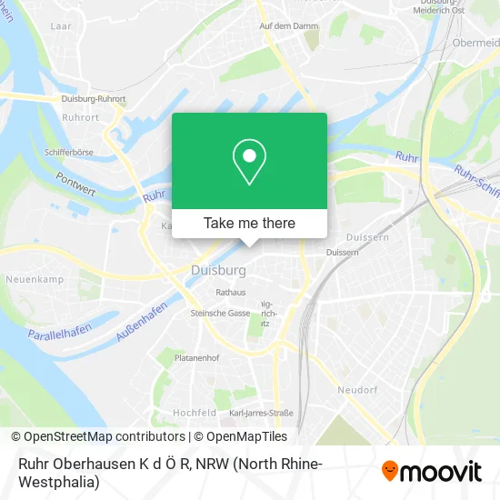 Ruhr Oberhausen K d Ö R map