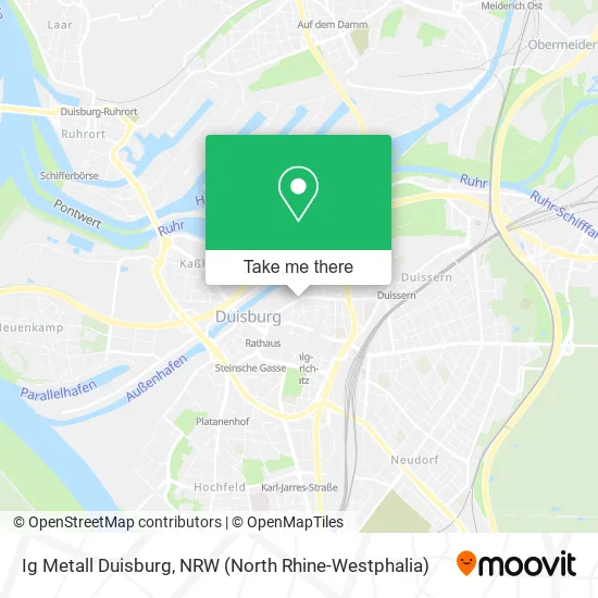 Карта Ig Metall Duisburg
