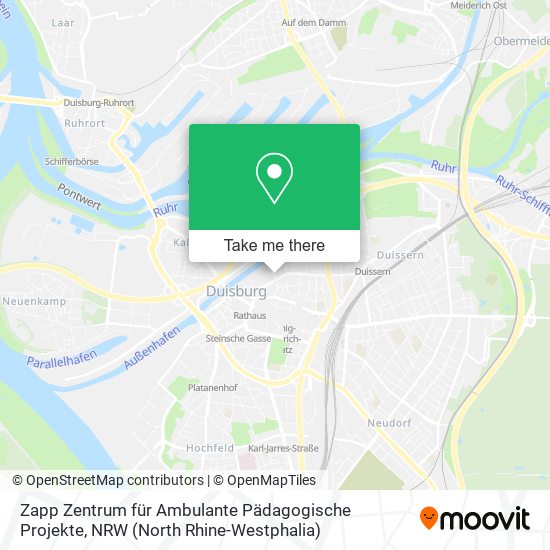 Zapp Zentrum für Ambulante Pädagogische Projekte map