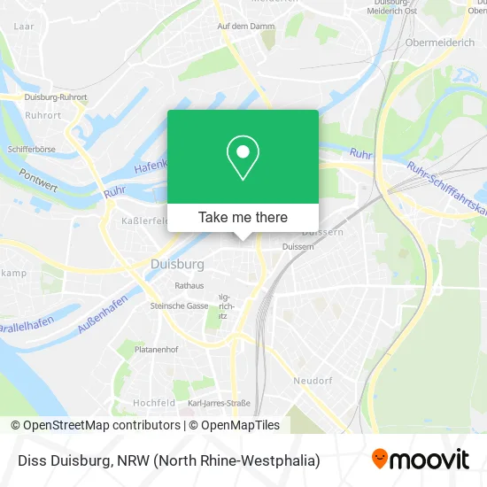 Diss Duisburg map