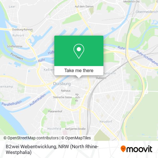 B2wei Webentwicklung map