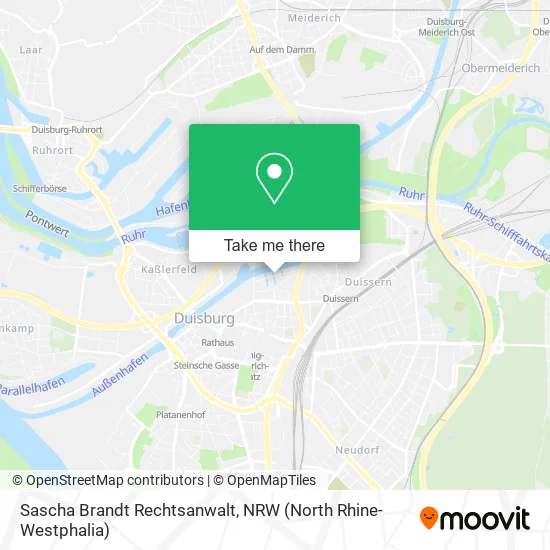 Карта Sascha Brandt Rechtsanwalt