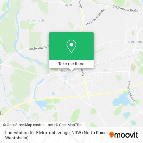 Карта Ladestation für Elektrofahrzeuge