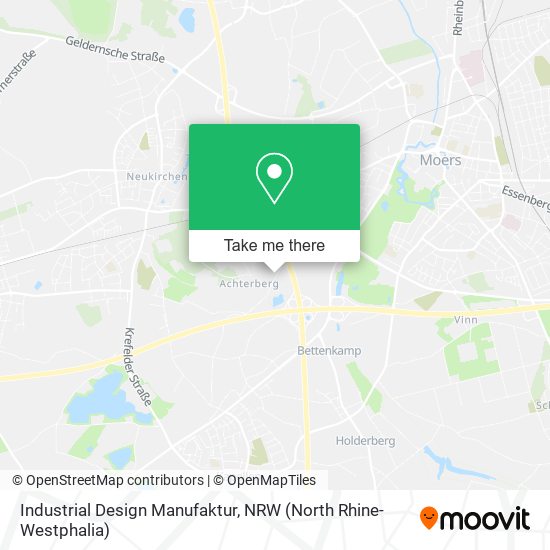 Industrial Design Manufaktur map