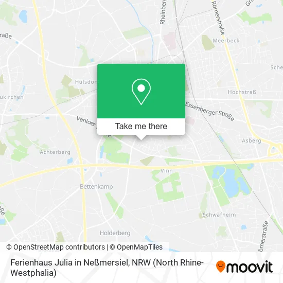 Карта Ferienhaus Julia in Neßmersiel