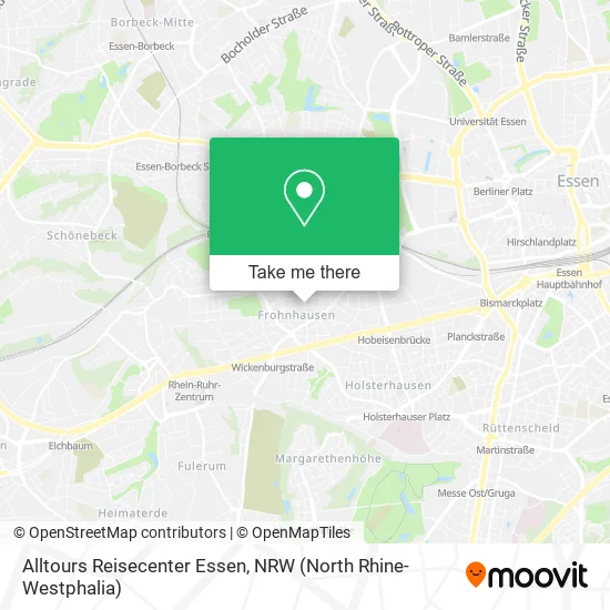 Карта Alltours Reisecenter Essen