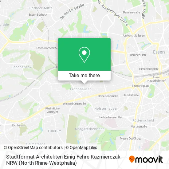 Карта Stadtformat Architekten Einig Fehre Kazmierczak