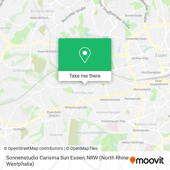 Карта Sonnenstudio Carisma Sun Essen