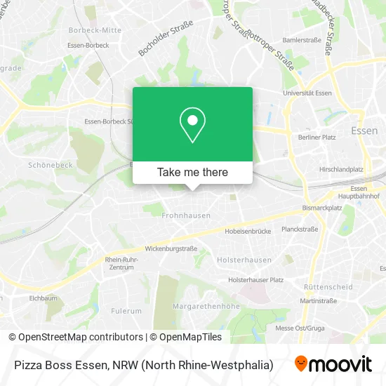 Карта Pizza Boss Essen