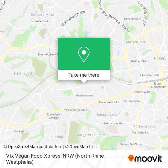 Vfx Vegan Food Xpress map