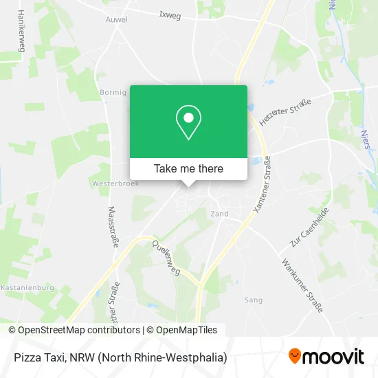 Карта Pizza Taxi