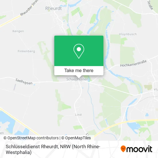 Карта Schlüsseldienst Rheurdt