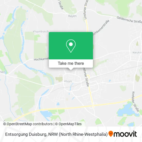 Карта Entsorgung Duisburg