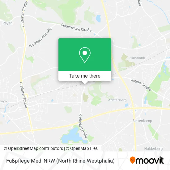 Карта Fußpflege Med