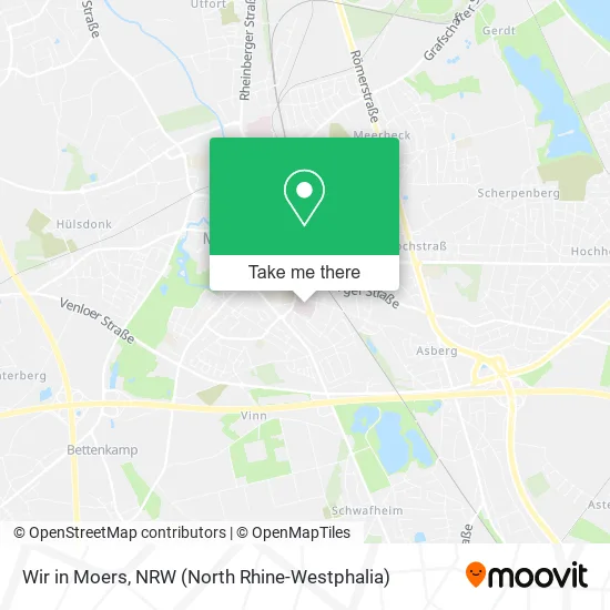 Карта Wir in Moers