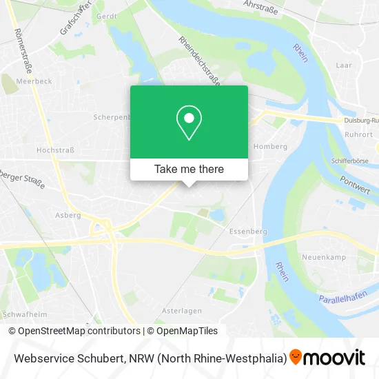 Карта Webservice Schubert