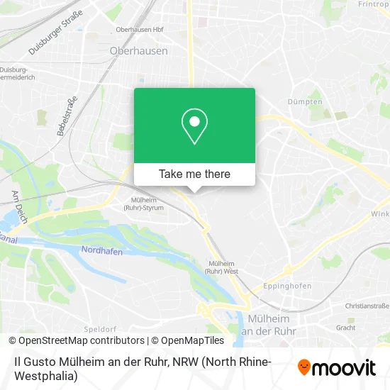 Карта Il Gusto Mülheim an der Ruhr