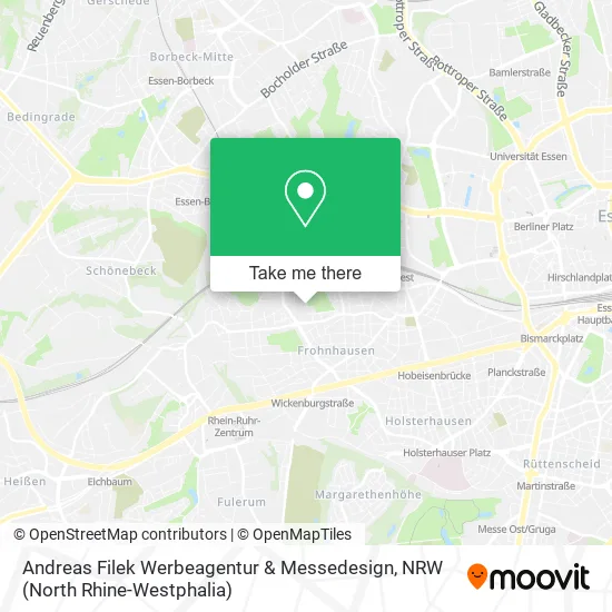 Карта Andreas Filek Werbeagentur & Messedesign
