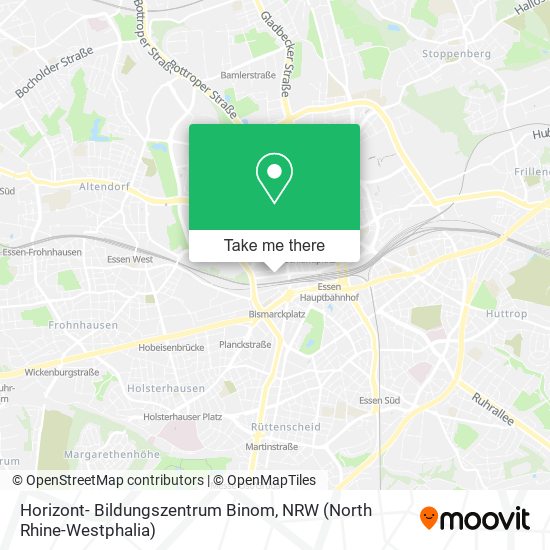 Horizont- Bildungszentrum Binom map