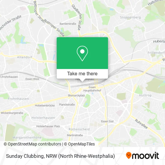 Карта Sunday Clubbing