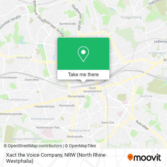 Xact the Voice Company map