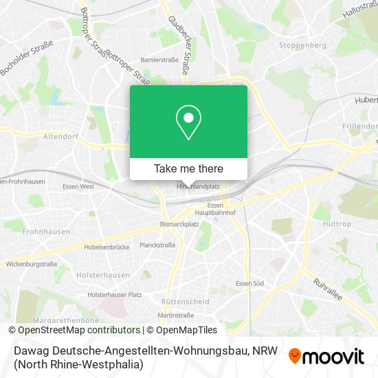 Dawag Deutsche-Angestellten-Wohnungsbau map