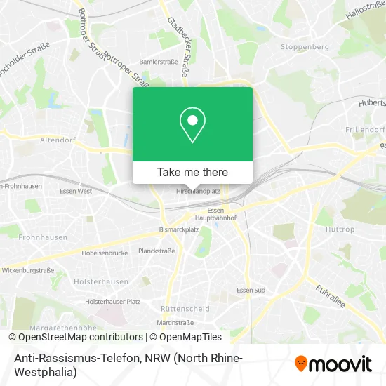 Карта Anti-Rassismus-Telefon