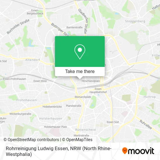 Rohrreinigung Ludwig Essen map