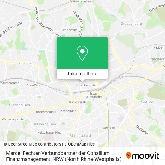 Карта Marcel Fechter-Verbundpartner der Consilium Finanzmanagement