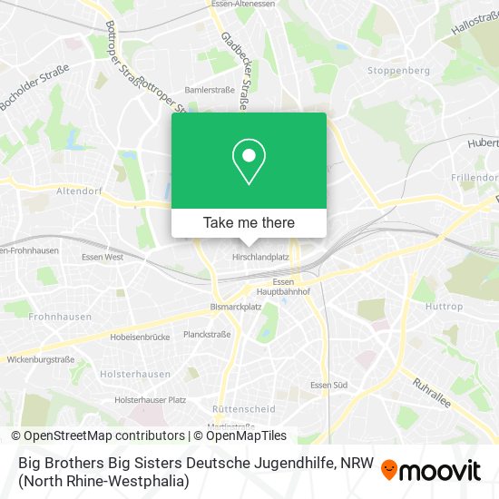 Big Brothers Big Sisters Deutsche Jugendhilfe map