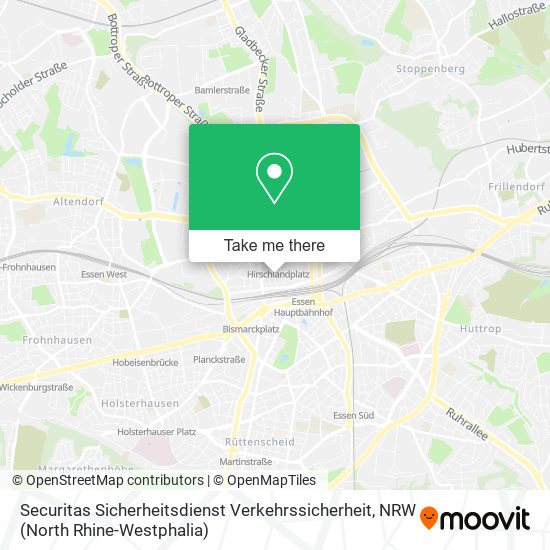 Securitas Sicherheitsdienst Verkehrssicherheit map