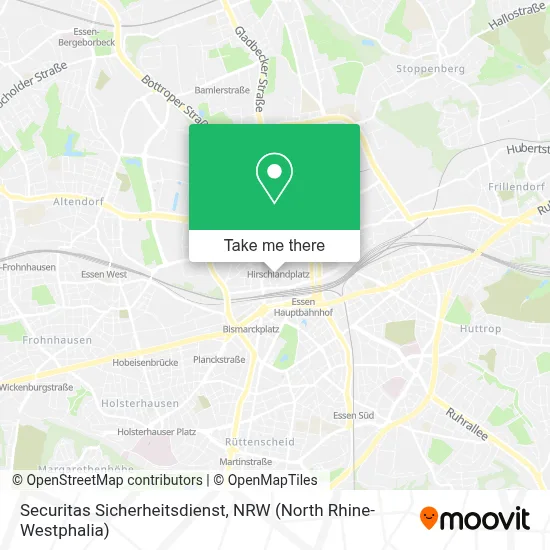 Securitas Sicherheitsdienst map