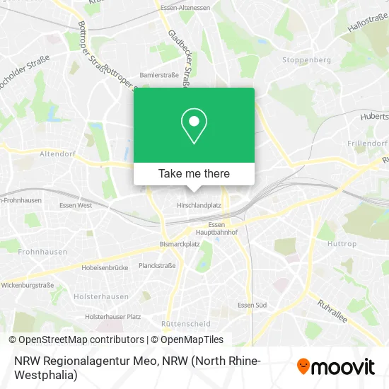 Карта NRW Regionalagentur Meo