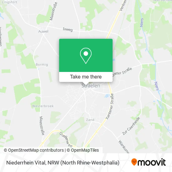 Карта Niederrhein Vital
