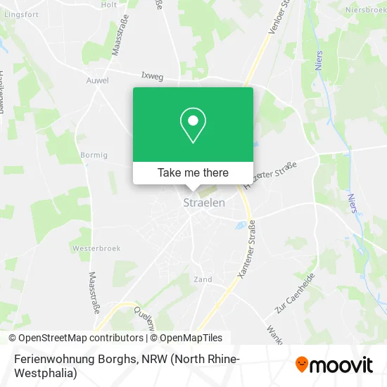 Ferienwohnung Borghs map