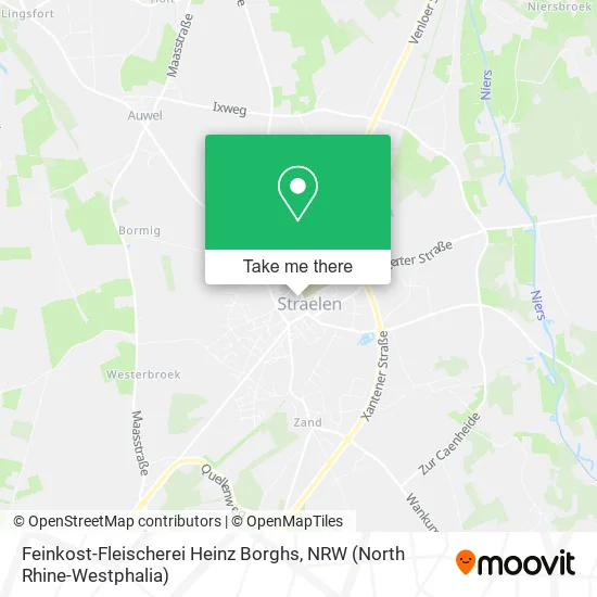 Карта Feinkost-Fleischerei Heinz Borghs