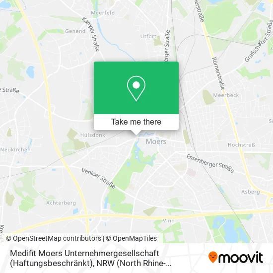 Карта Medifit Moers Unternehmergesellschaft (Haftungsbeschränkt)
