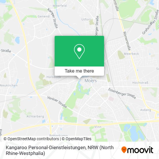 Kangaroo Personal-Dienstleistungen map