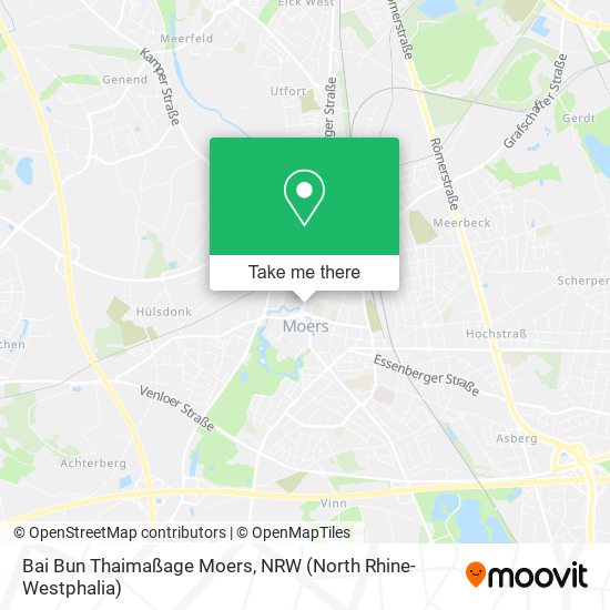 Карта Bai Bun Thaimaßage Moers
