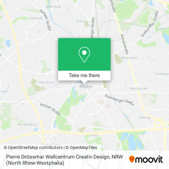 Карта Pierre Drössmar Wallcentrum Creativ Design