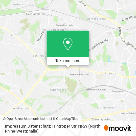 Карта Impressum Datenschutz Frintroper Str