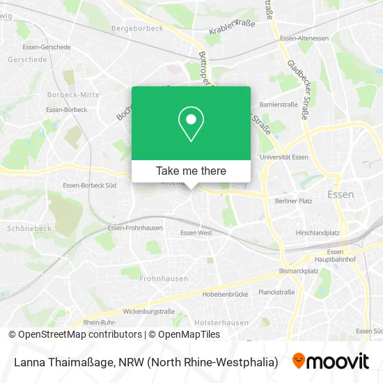 Карта Lanna Thaimaßage