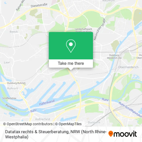 Карта Datatax rechts & Steuerberatung