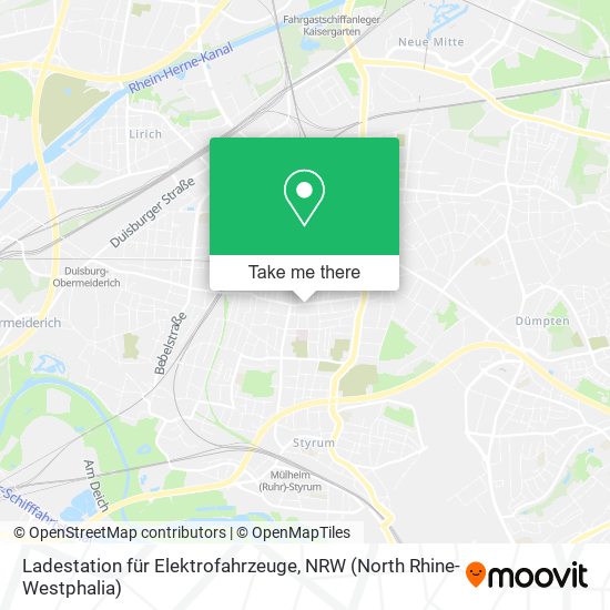 Ladestation für Elektrofahrzeuge map