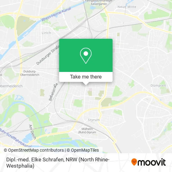 Карта Dipl.-med. Elke Schrafen