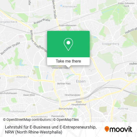 Lehrstuhl für E-Business und E-Entrepreneurship map