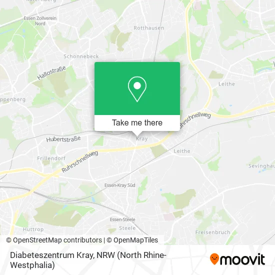 Diabeteszentrum Kray map
