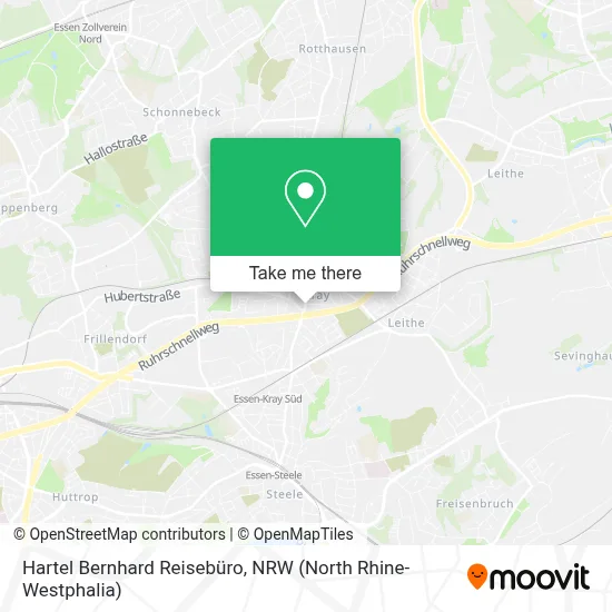 Hartel Bernhard Reisebüro map