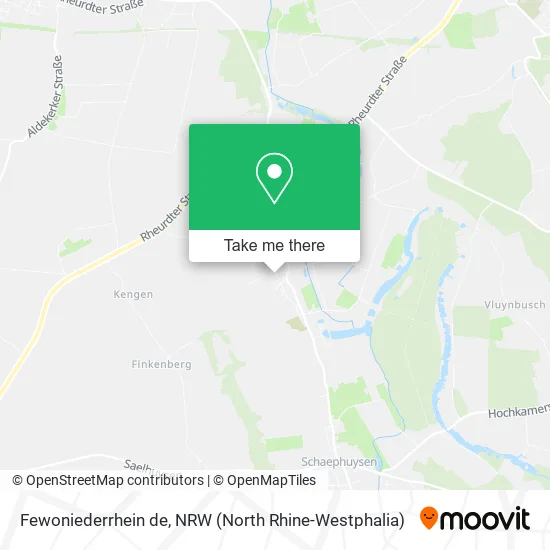Карта Fewoniederrhein de